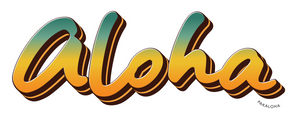 Aloha Sticker