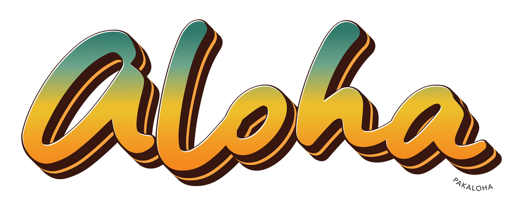 Aloha Sticker