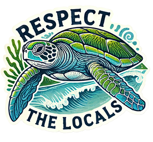 Respect the Locals Sticker